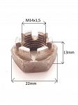 Nakrętka  M14 x 1,50 x 13 koronkowa 126p - 2