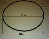 Oring  98,00 mm x 3,50 mm  - 2