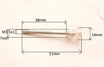 Spinka   13D wkręt mocowania lampy tył 126p - 2