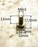 Śruba M   6 x  17,5 z podkładką 126p FSM - 2