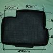 Dywaniki gumowe  720 tył - 2