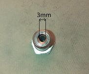 Śruba hamulca M10x1x27x14 z dziurą - 4