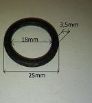 Oring  18,00 mm x 3,50 mm - 2
