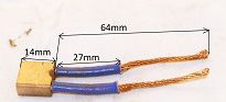 Szczotka   7,0 x 15,0 x 14,0 miedziana  PSX119-120 - 6