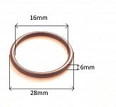 Oring  16,00 mm x 6,00 mm - 2