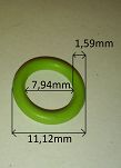 Oring    7,94 mm x 1,59 mm zielony - 2