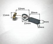 Szczotka   5,0 x 8,0 x 20,0 węglowa 901 kpl. - 2