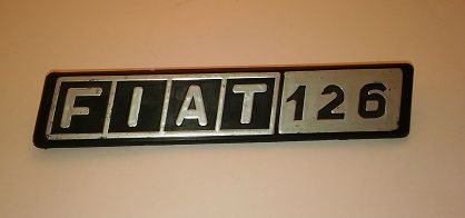 Emblemat  "Fiat 126"