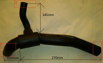 Przewód układu chłodzenia VW, Seat Sasic - 3