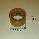 Tulejka rozr. 18,00 mm x 22,10 mm x 8,00 mm AS - 2