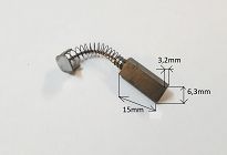 Szczotka   3,2 x 6,3 x 15,0 / 18,0 Hauser 3BA - 2
