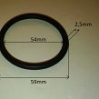 Oring  54,00 mm x 2,50 mm - 2