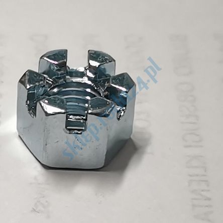 Nakrętka  M10 x 1,00 x 12 koron. Żuk, Warszawa