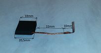 Szczotka   6,2 x 16,0 x 20,5 węglowa 508 - 4
