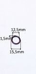 Oring  12,50 mm x 1,50 mm wybieraka skrz. 126p NBR - 2