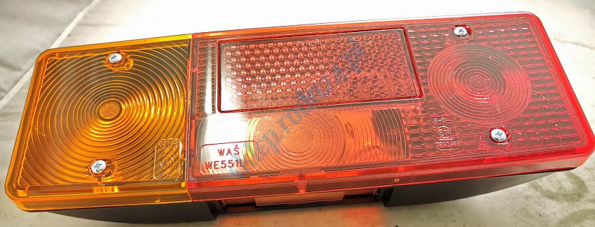 Lampa tył zespolona L przyczepy, ciągnika, Żuk