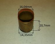 Tulejka rozr. 14,35 mm x 16,04 mm x 20,70 mm Żuk - 2