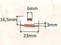 Klamra mocowania śruby przekładni kier. 126p - 2