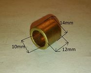 Tulejka rozr. 10,00 mm x 14,00 mm x 12,00 mm CC - 2