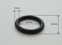 Oring  24,00 mm x 5,00 mm NBR - 2