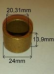 Tulejka rozr. 20,31 mm x 24,00 mm x 13,90 mm AS - 2