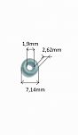 Oring    1,90 mm x 2,62 mm - 2