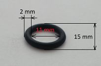 Oring  11,00 mm x 2,00 mm NBR - 2