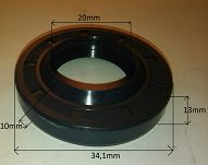 Simmering   20 x 34,1 x 10 / 13 AO NBR Corteco - 2