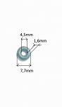 Oring    4,50 mm x 1,60 mm  - 2