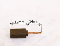 Szczotka   6,0 x 9,0 x 12,0 węglowa  809a - 2