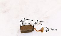 Szczotka   5,0 x 8,0 x 13,0 / 15,0 węglowa 950B - 2