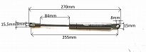 Sprężyna gazowa GS0018 Fiat 132 Magneti Marelli - 2