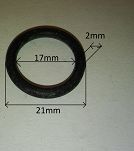 Oring  17,00 mm x 2,00 mm - 2