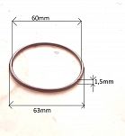 Oring  60,00 mm x 1,50 mm NBR - 2