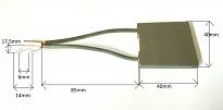 Szczotka  40,0 x 6,0 x 40,0 węglowa - 2