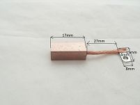 Szczotka   9,0 x 12,0 x 17,0 miedziana Żuk - 2