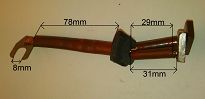 Szczotka   4,5 x 14,0 x 15 miedziana JASX 54-55 - 3