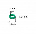 Oring    3,00 mm x 1,50 mm FKM - 2