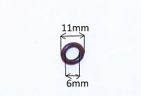 Oring    6,00 mm x 2,50 mm - 2