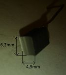 Szczotka   4,9 x 6,2 x 10,0 węglowa 603c - 2