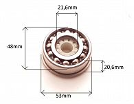 Łożysko   CBK 506 skrzyni biegów 126p, CC 700 FŁT - 2