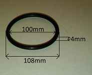 Oring 100,00 mm x 4,00 mm NBR - 2