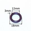 Oring  12,00 mm x 3,00 mm VMQ - 2