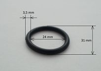 Oring  24,00 mm x 3,50 mm NBR - 2