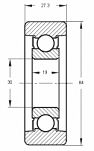 Łożysko   CBK 468 FŁT - 3