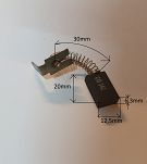 Szczotka   6,3 x 12,5 x 20,0 węglowa młot TE 72 - 2