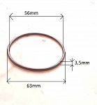 Oring  56,00 mm x 3,50 mm - 2