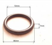 Oring  72,00 mm x 7,00 mm NBR - 2