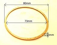 Podkładka dystansowa tylnego mostu 1,53 mm Żuk - 2