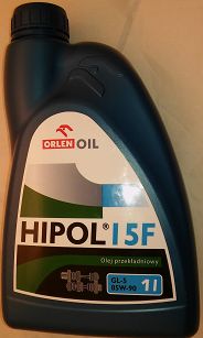 Olej HIPOL 85W90 GL-5 15F 1 l PN, FSO